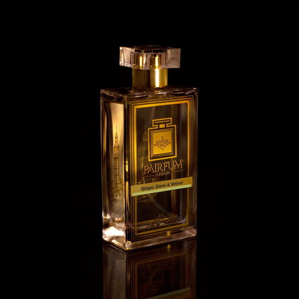 Eau De Pairfum Ginger Elemi Vetiver Bottle