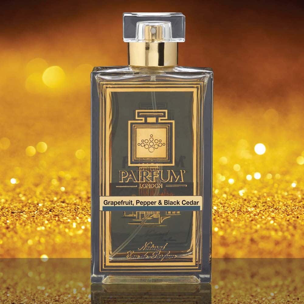Eau De Parfum Bottle Grapefruit Pepper Black Cedar Noir Grain