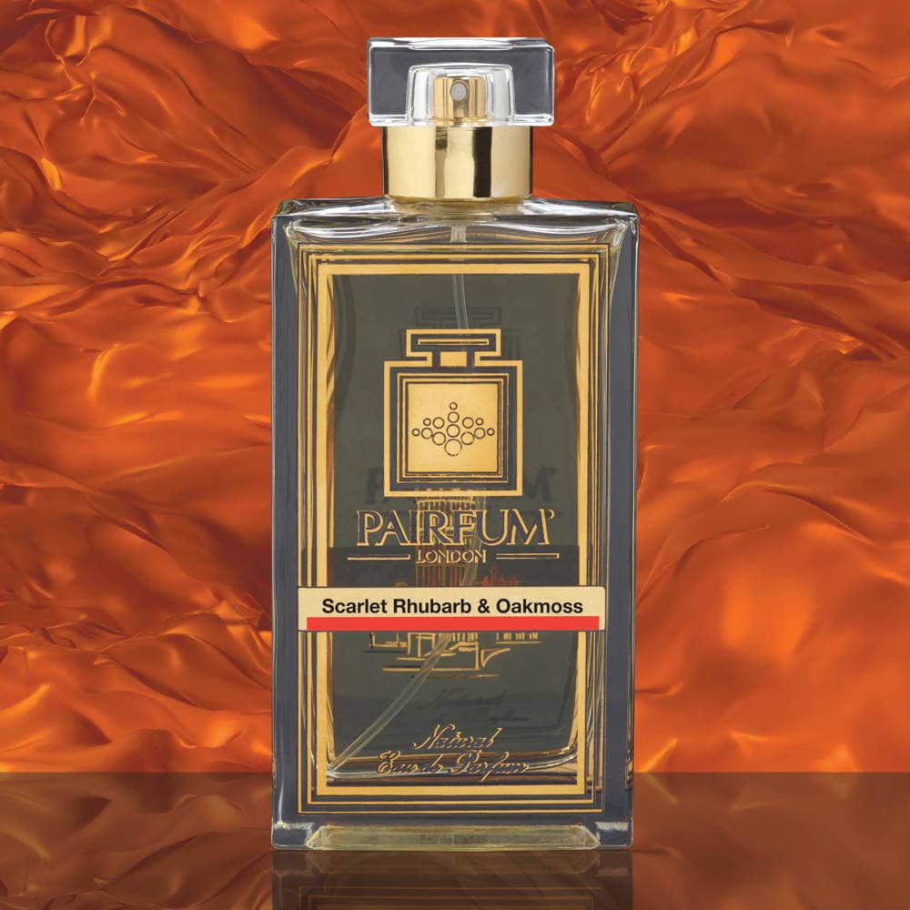 Eau De Parfum Bottle Scarlet Rhubarb Oakmoss Noir