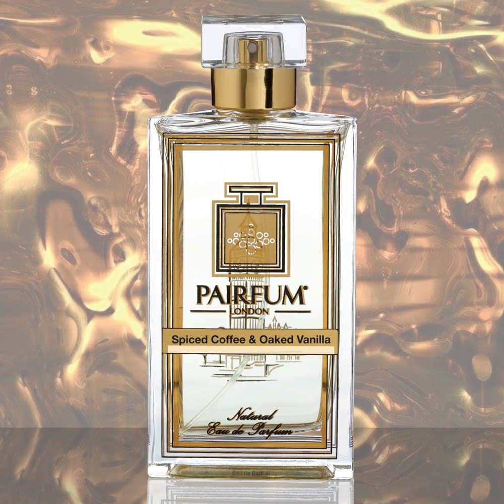 Eau De Parfum Bottle Spiced Coffee Oaked Vanilla Pure Liquid