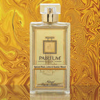 Eau De Parfum Bottle Spiced Rum Lime Guaiac Wood Gold Liquid