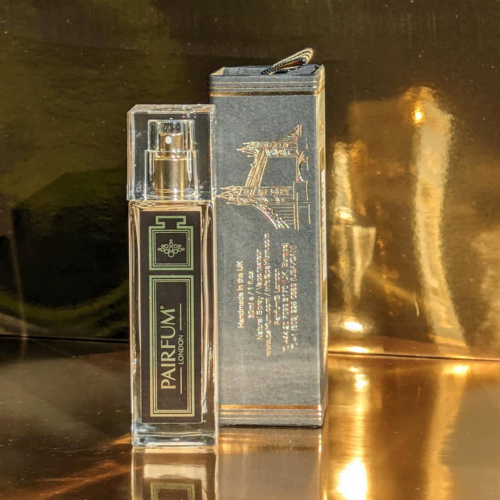 Pairfum Eau de Parfum Intense 30ml Travel Spray Noir Bottle Box Right Side Gold 1 1
