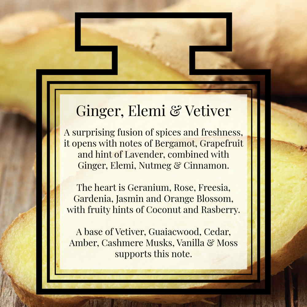 Pairfum Fragrance Ginger Elemi Vetiver Description