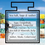Pairfum Fragrance Sea Salt Sage Amber Triangle Ingredients