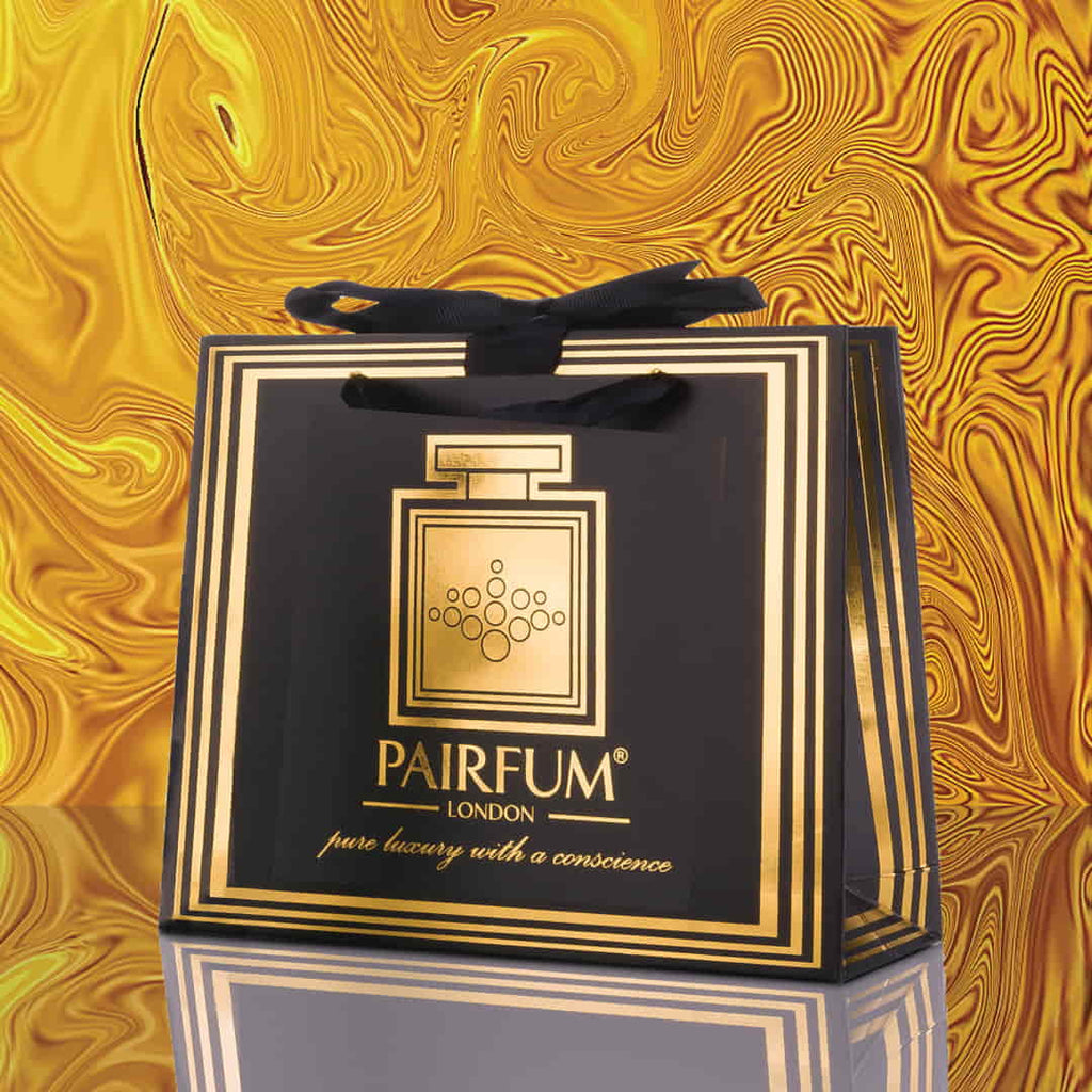 Pairfum Gold Black Luxury Carrier Bag Gift Luxelet Liquid
