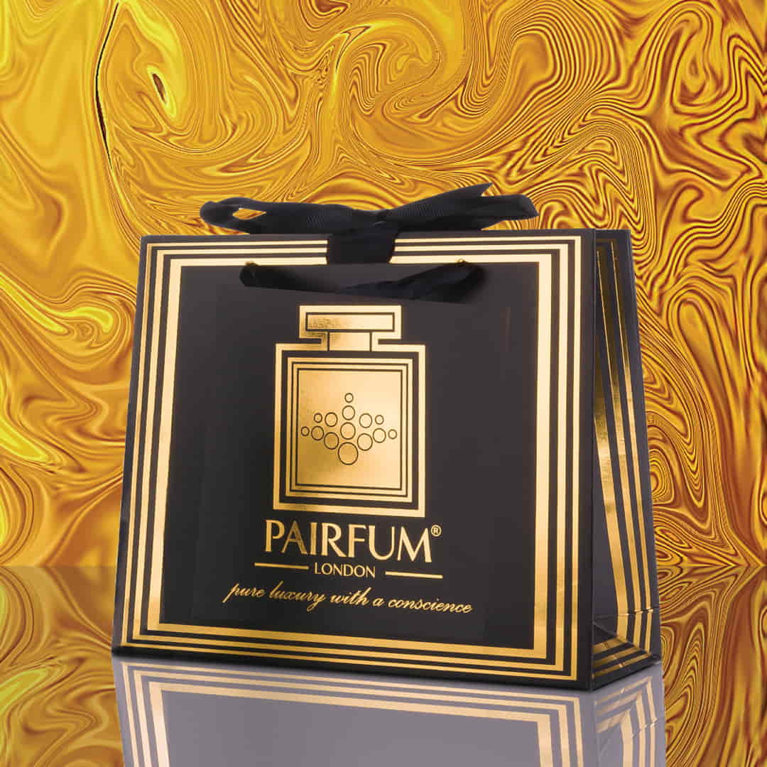 Pairfum Gold Black Luxury Carrier Bag Gift Luxelet Liquid