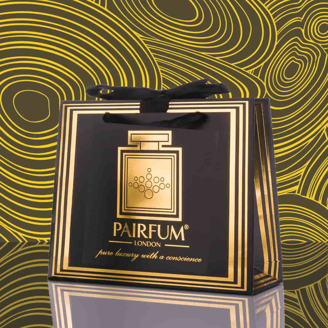 Pairfum Gold Black Luxury Carrier Bag Gift Luxelet Fluid