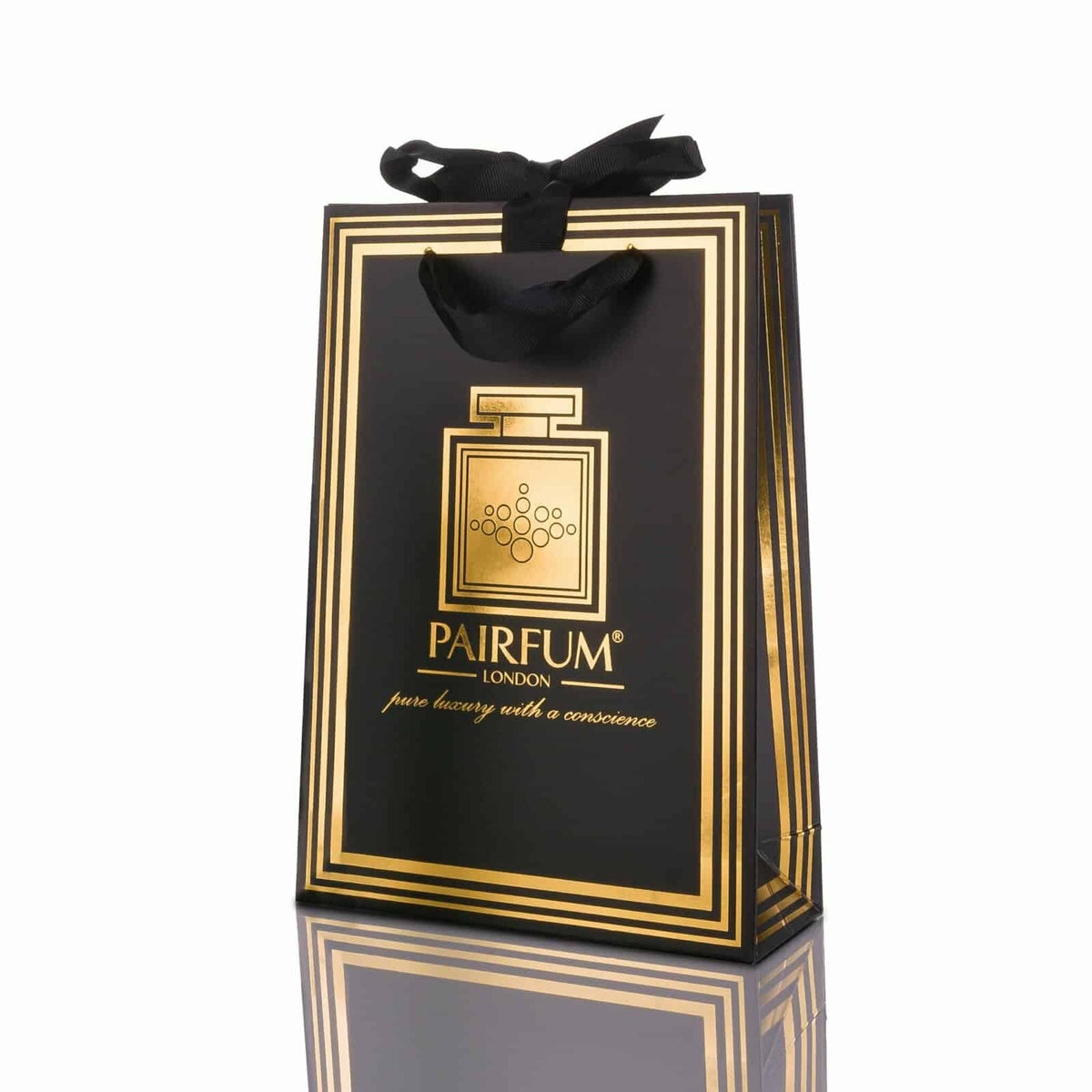 Pairfum Gold Black Luxury Carrier Bag Gift Small scaled